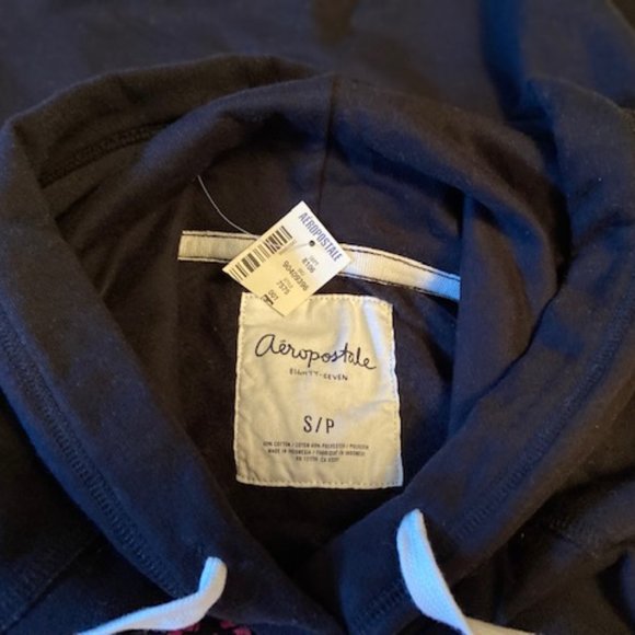 Aeropostale Aero Black NYC Hoodie Size S NWT - Picture 7 of 8